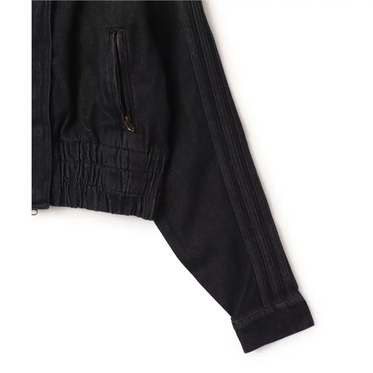 Adidas clothing - adidas Originals DENIM TRACKTOP - Originals DENIM TRACKTOP - KD3918 - Black 3