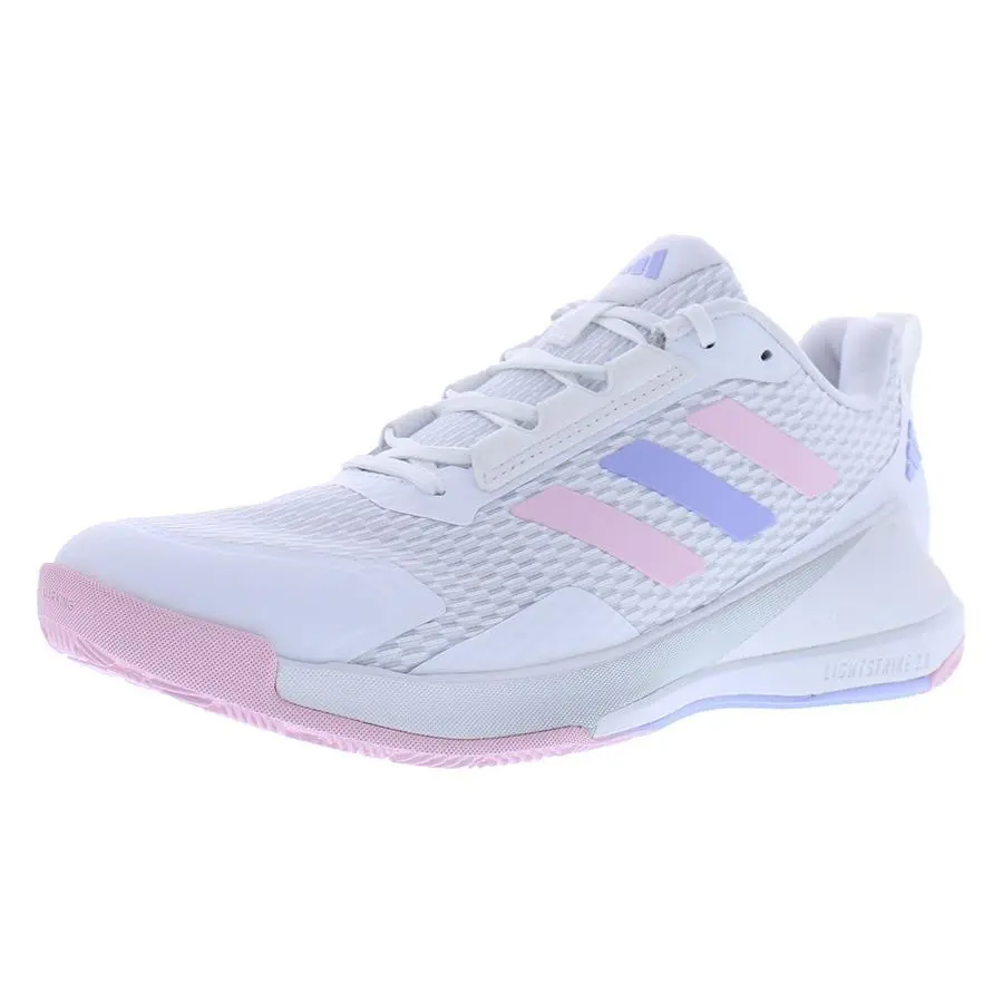 Adidas Novaflight 2 Womens Shoes - White/Violet Tone/Clear Pink, Main: Off-White
