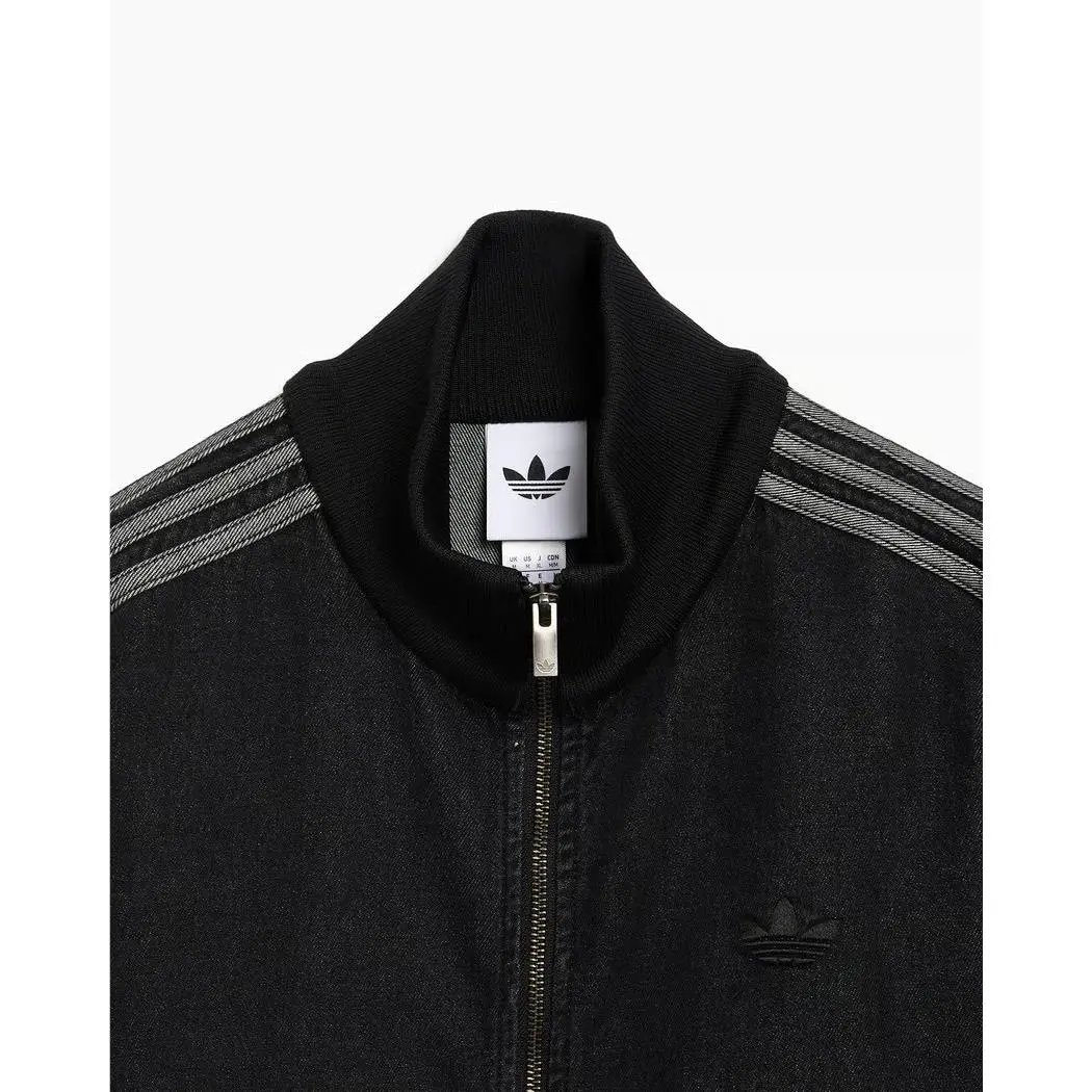 Adidas clothing - adidas Adicolor True Black Denim Track Top - KD1516 - Black 1
