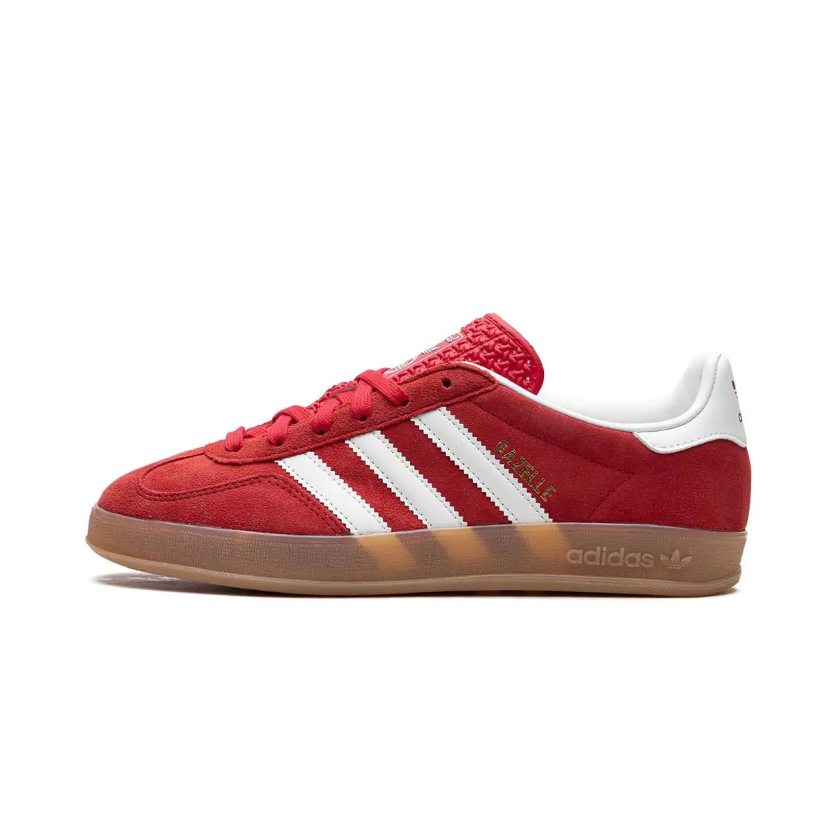 Adidas Originals Gazelle Indoor Mens Suede Indoor Sneaker Scarlet/white/gum - Better Scarlet/FTWR White/Gum