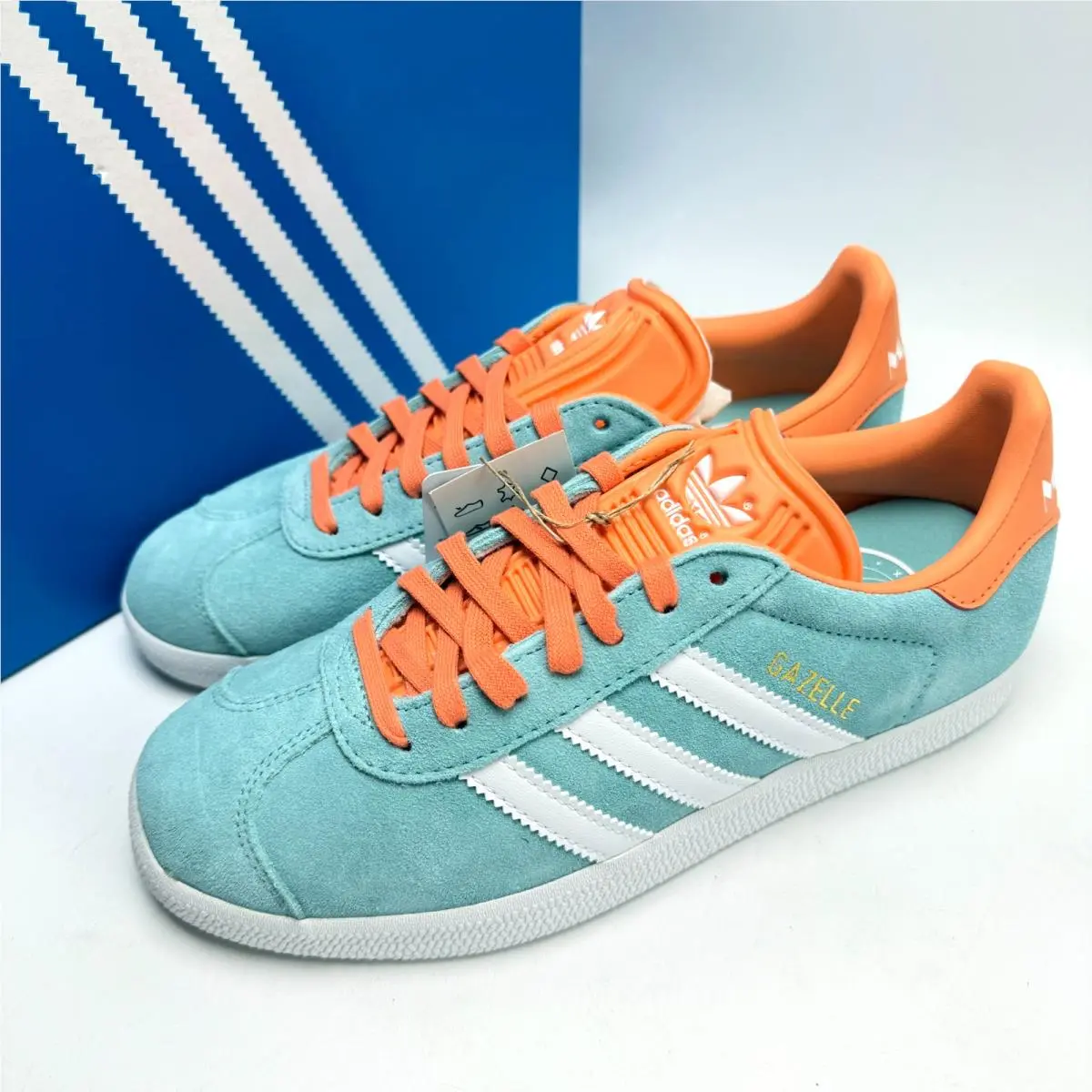 Adidas shoes - adidas Gazelle - Gazelle - IH2627 - Easy Mint/White/Pink 5