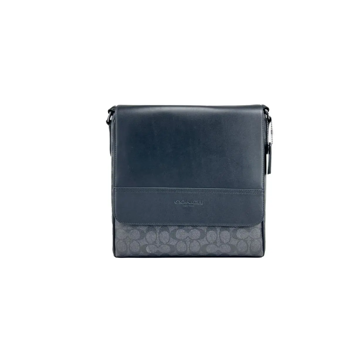 Coach Houston Map Leather Bag Crossbody