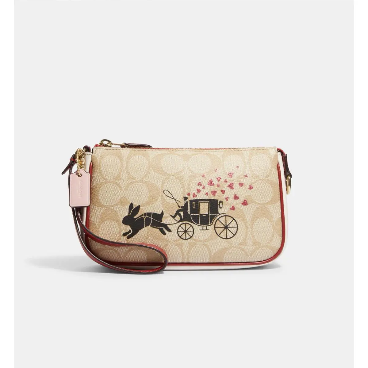 Coach Lunar Year Nolita 19 In Signature Canvas with Rabbit and Carriage