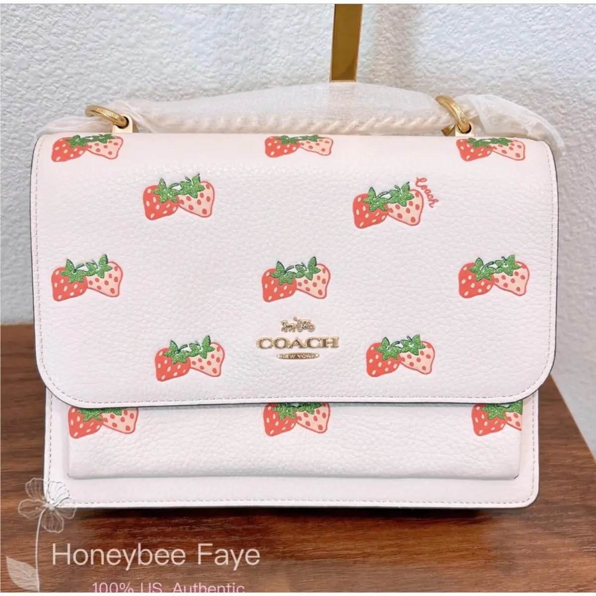 Coach CB599 Klare Crossbody Bag with Strawberry Print