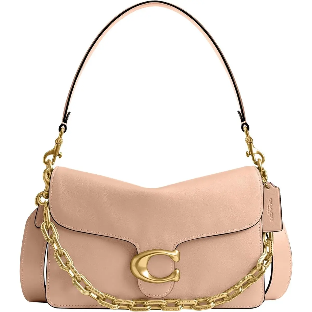 Coach Womens Chain Tabby Shoulder Bag Cream - W/ Guarantee