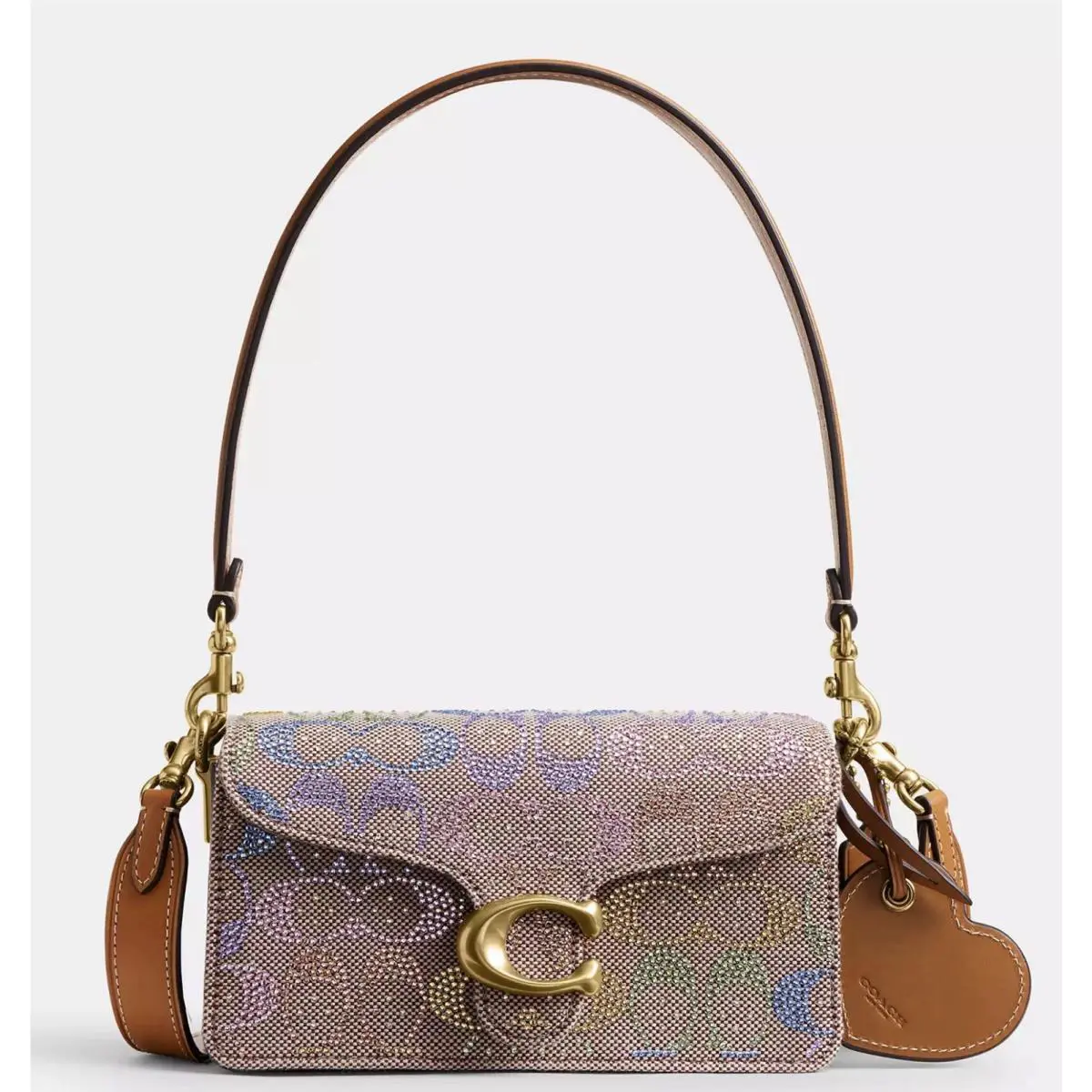 Coach Tabby Small Shoulder Bag 20 In Crystal Signature Jacquard CCX17