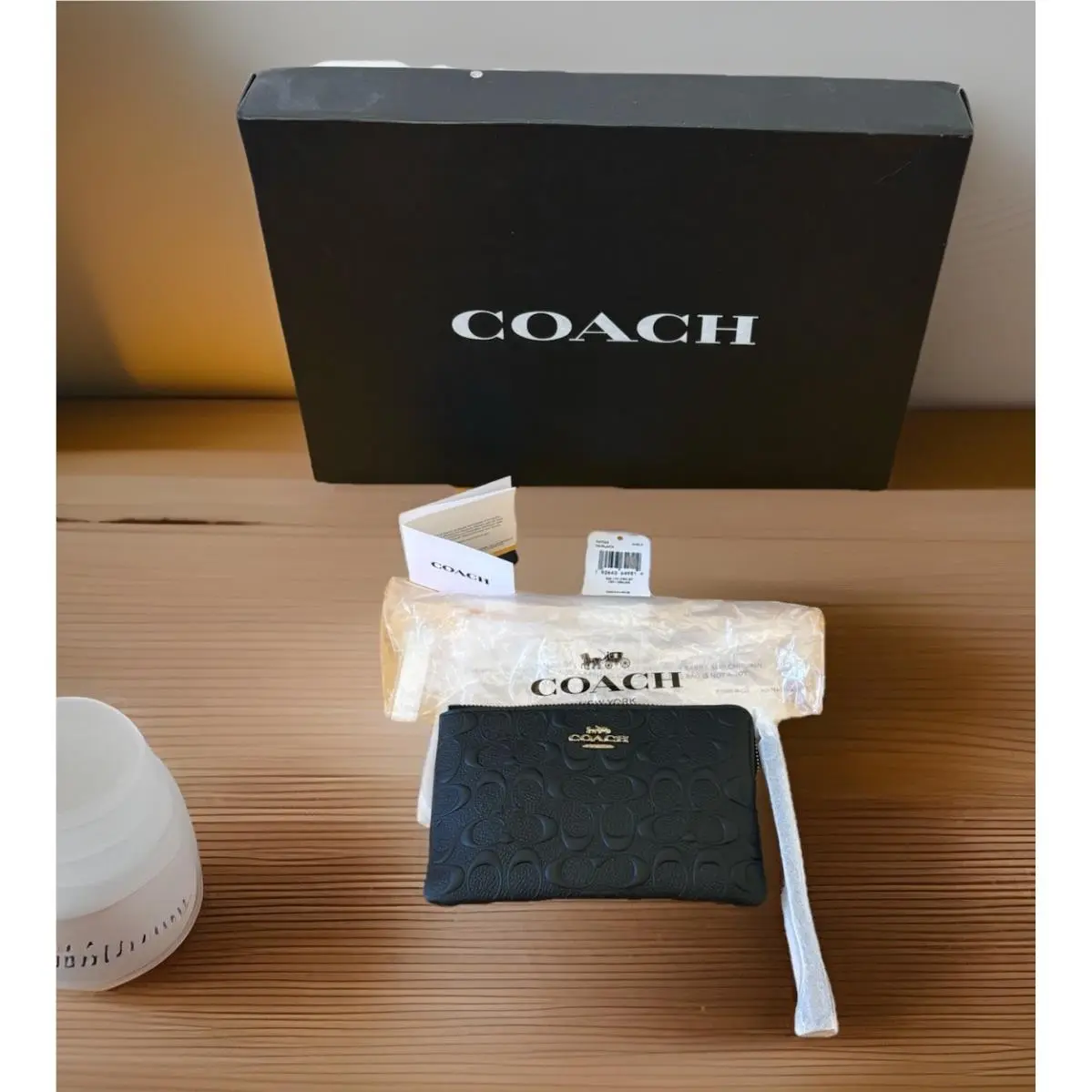 Coach Wristlet Black-new