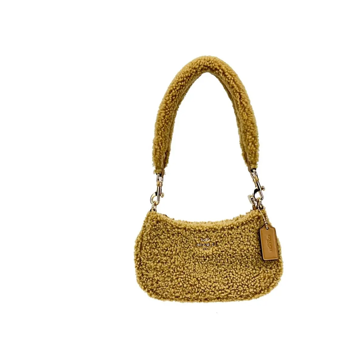 Coach Teri Mini Shearling Fur Crossbody Bag