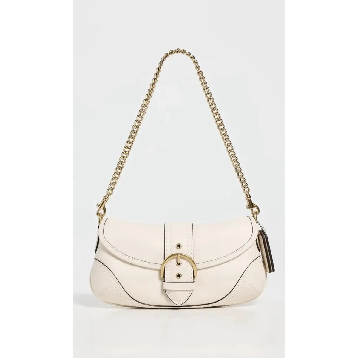 Coach Soho 25 Chalk Shoulder Crossbody Bag Purse Coquette Preppy