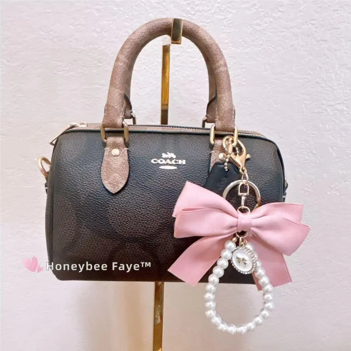 Coach Mini Rowan Crossbody Bag In Blocked Signature Canvas CAB16
