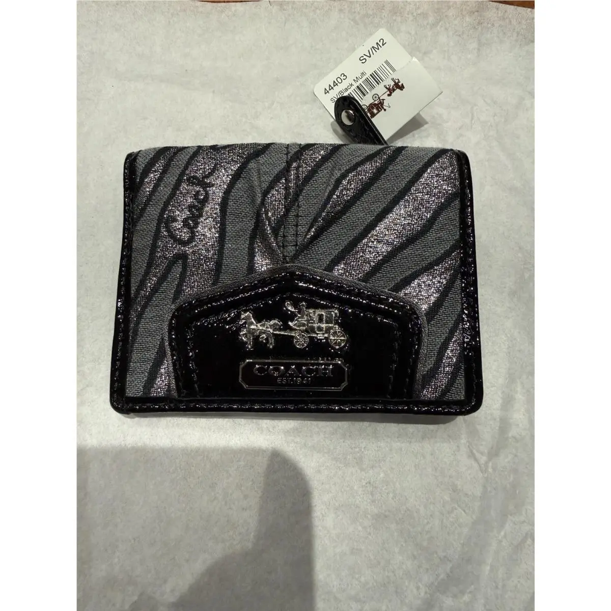 Coach Animal Stripe Small Wallet