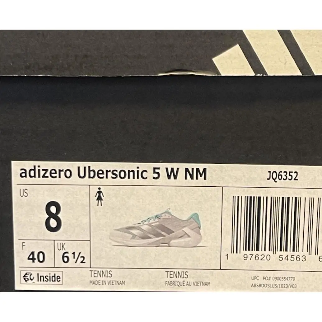 Adidas shoes - adidas Adizero Ubersonic 5 Tennis - JQ6352 - White 9