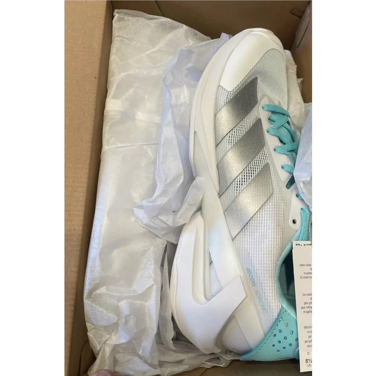 Adidas shoes - adidas Adizero Ubersonic 5 Tennis - JQ6352 - White 10
