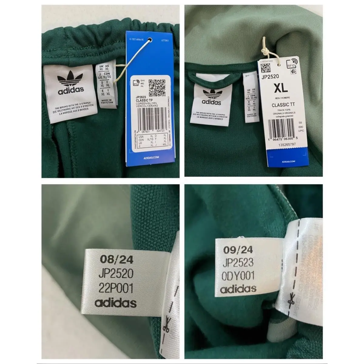 Adidas clothing - Collegiate Green Silver Green 3