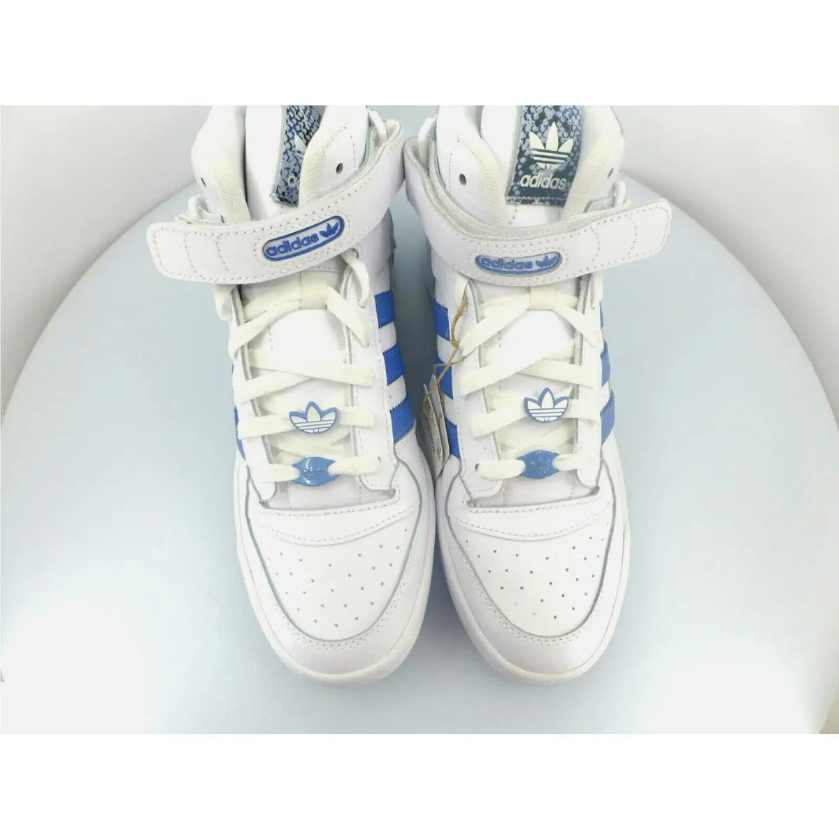 Adidas shoes - adidas Forum Mid - Forum Mid - GX8945 - White/Focus Blue/Halor Blue 5