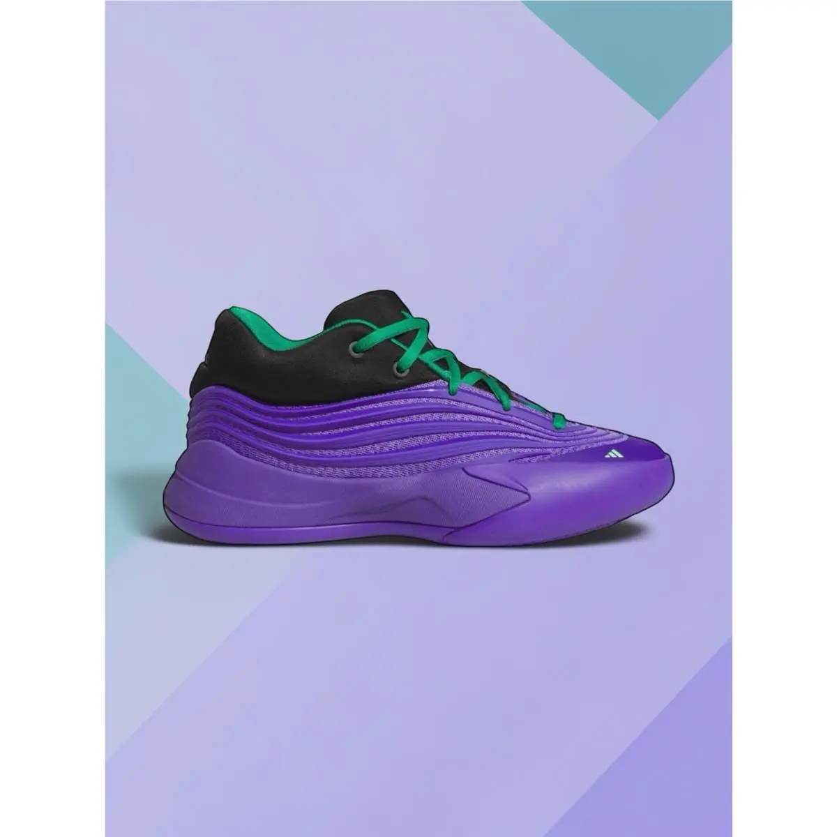 Adidas Dame X Basketball Shoes Purple Rush/black/court Green JP8636 Sz 6.5