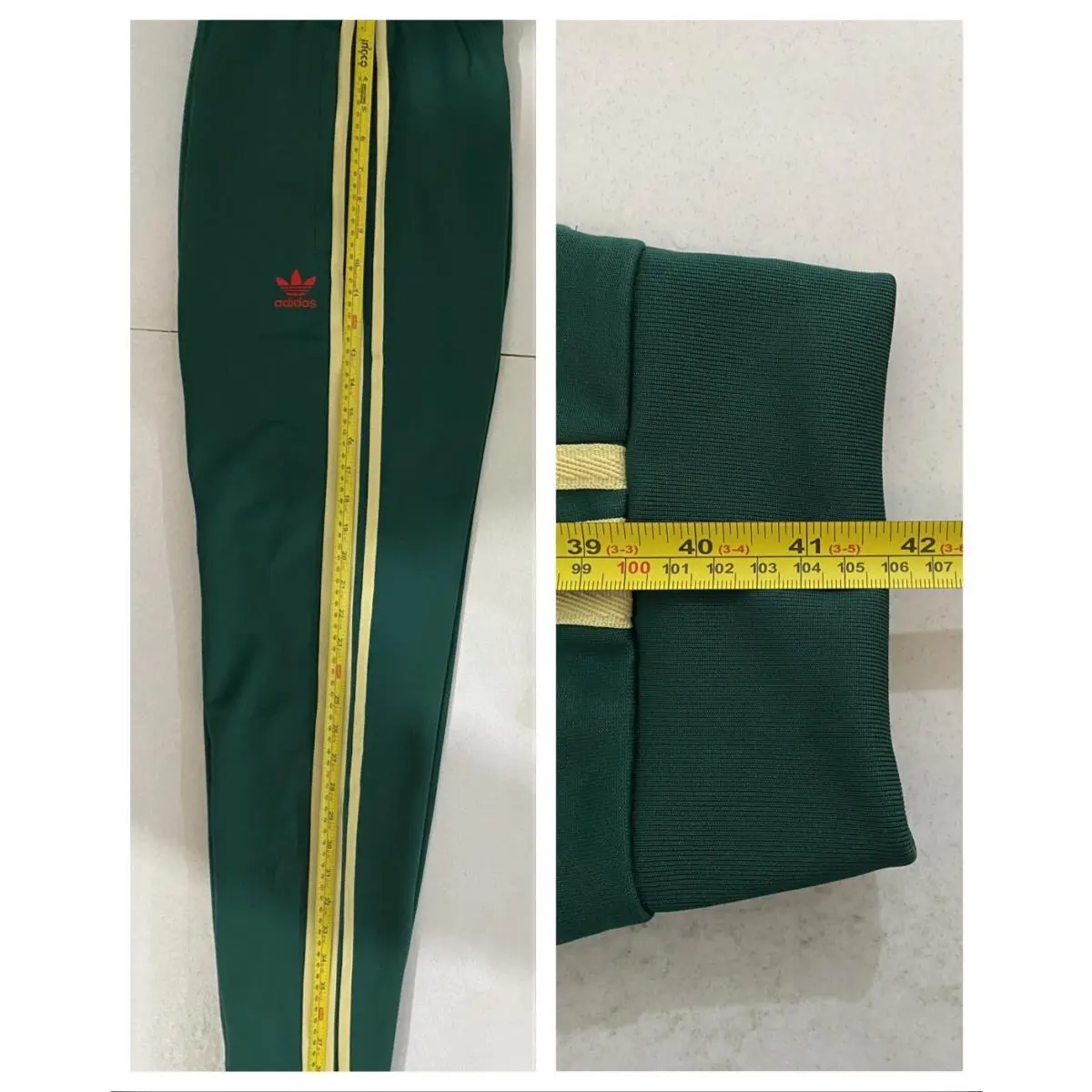 Adidas clothing - Collegiate Green Powder Yellow 11