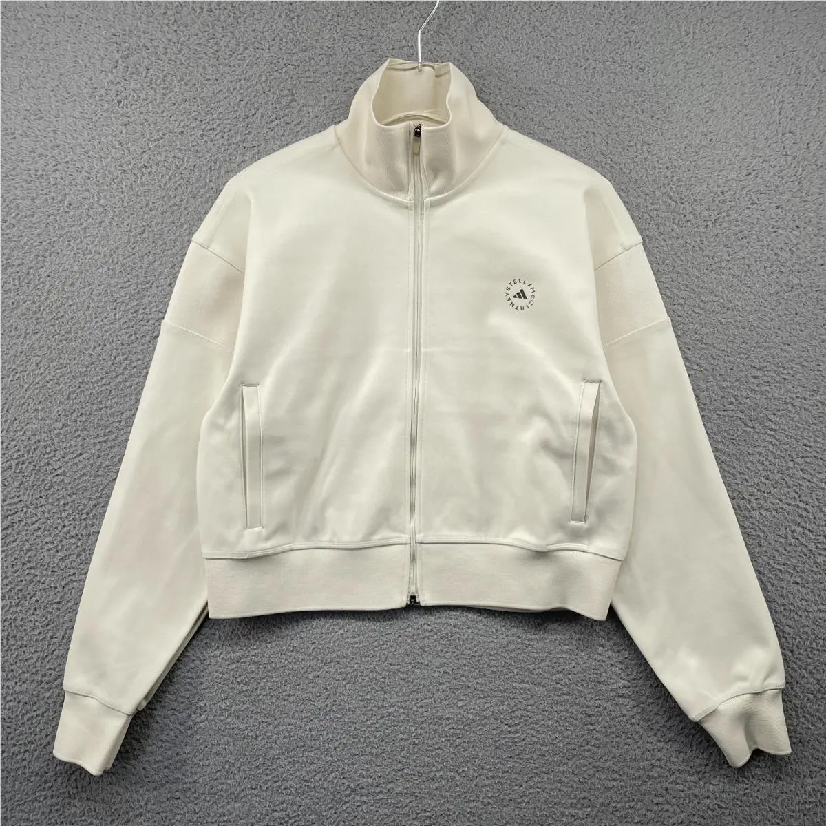 Adidas x Stella Mccartney Knitted Track Top Japan Medium Almond Milk JX9109