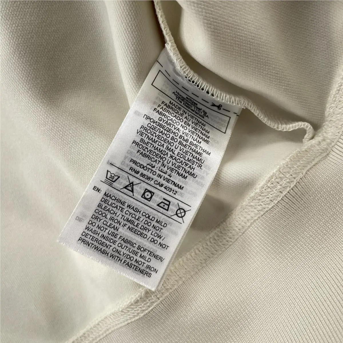 Adidas clothing - adidas by Stella McCartney Knitted Tracktop - JX9109 - Ivory 11