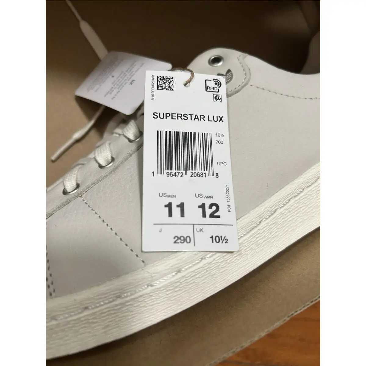 Adidas shoes - adidas Superstar Lux - Superstar Lux - IG1363 - Core White / Core White / Wonder White (UPC: 0196472206818) 12