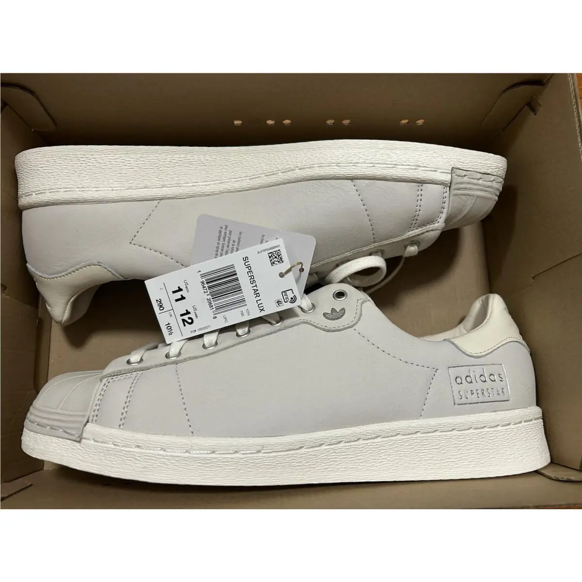 Adidas shoes - adidas Superstar Lux - Superstar Lux - IG1363 - Core White / Core White / Wonder White (UPC: 0196472206818) 7