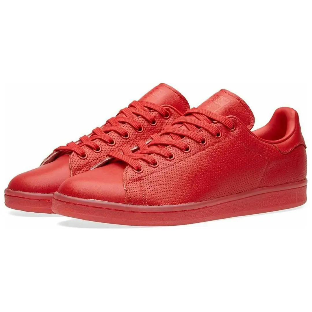 Adidas Stan Smith Adicolor LO Sneaker Casual Men Shoes Scarle Red/ Size 10.5