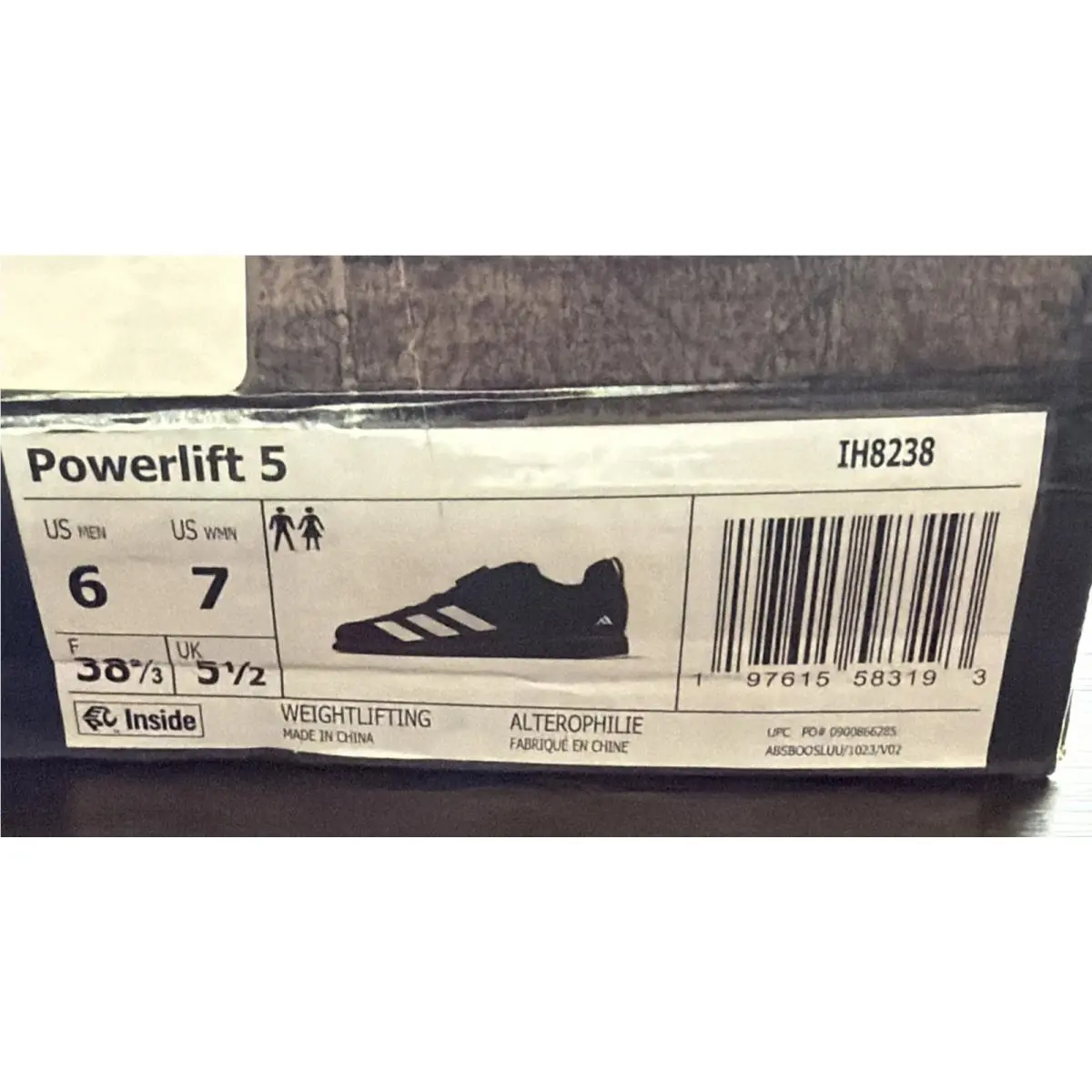 Adidas shoes - adidas Powerlift 5 - Powerlift - IH8238 - Black 8