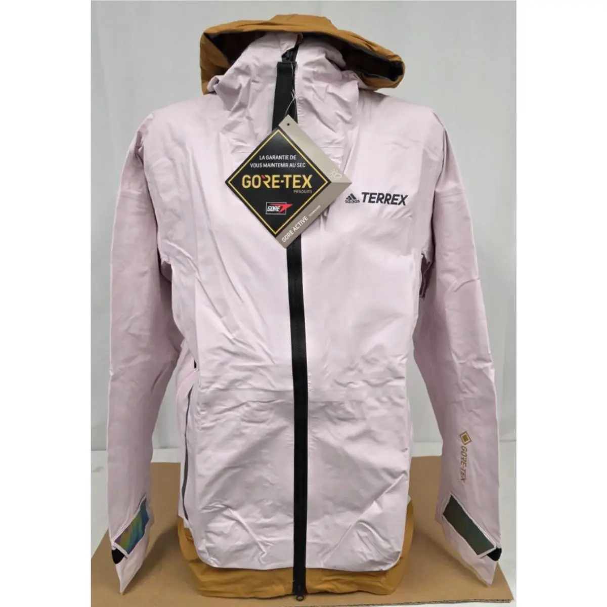Women`s Adidas Terrex Hiking Gore-tex Rain.rdy Jacket - L