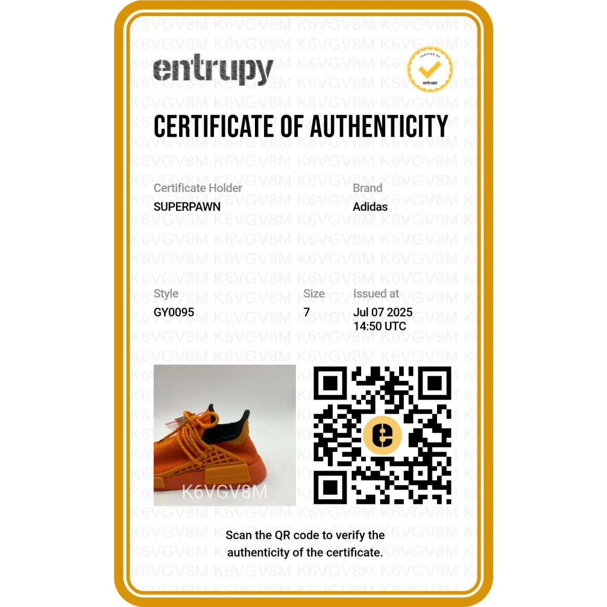 Adidas shoes - adidas NMD Human Race - NMD Human Race - GY0095 - Orange (UPC: 191985030103) 14