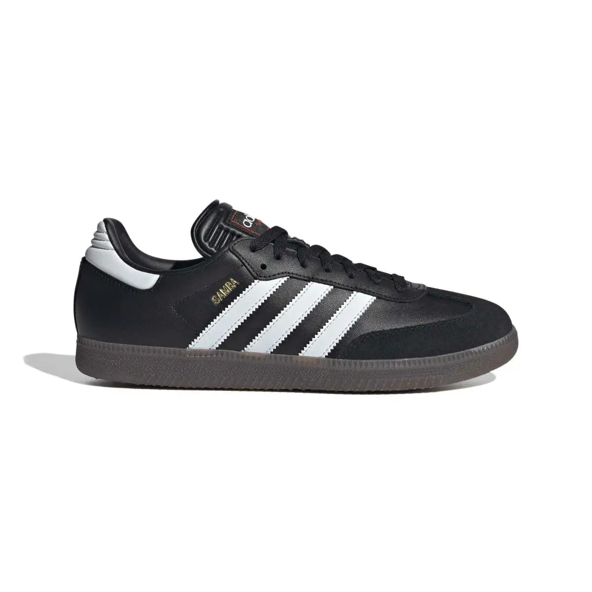 Adidas Samba Leather Trainers Juniors - Size: Men 5.5 - Black/white/black