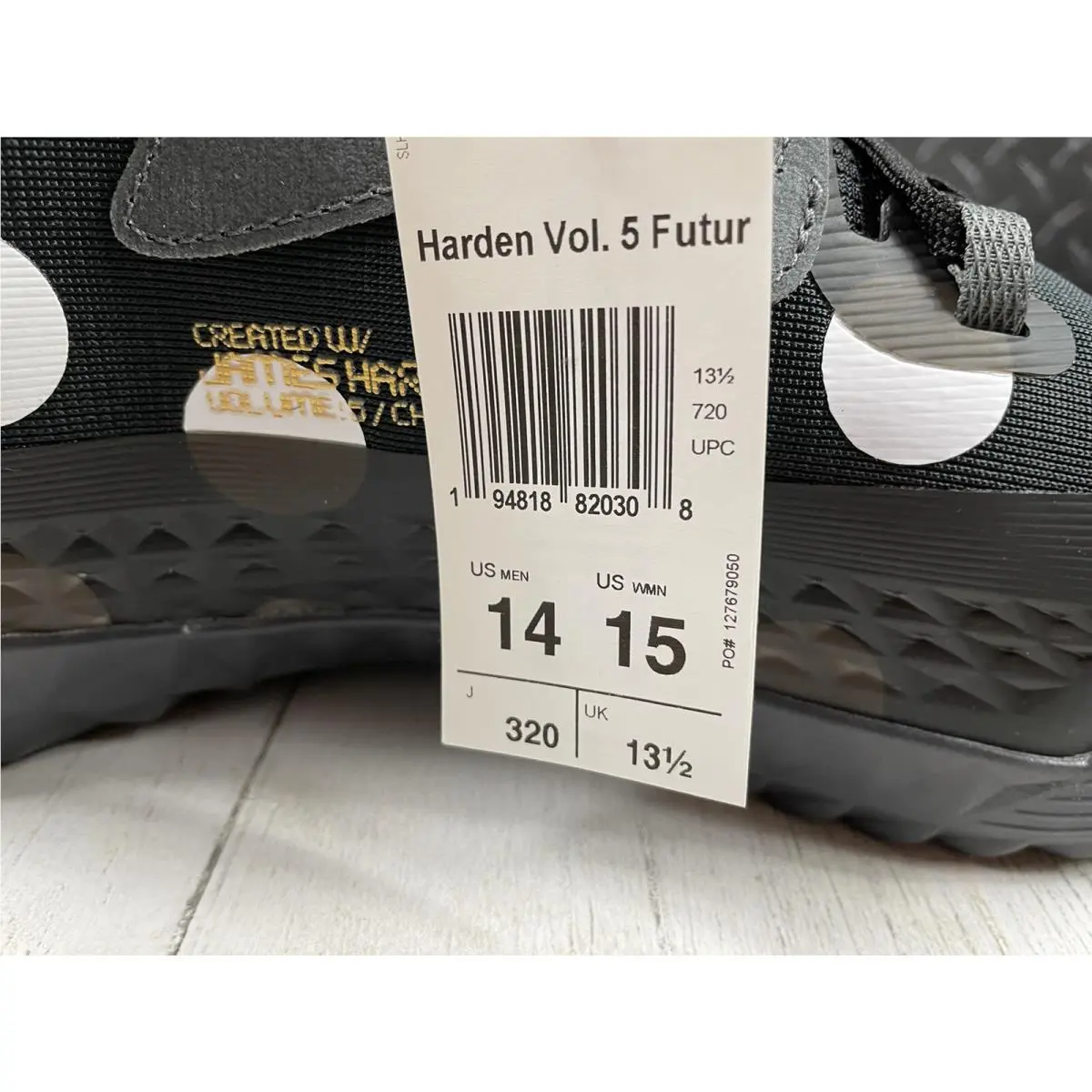 Adidas shoes - Adidas Harden Vol 5 Futurenatural - h68597 - White Gray (UPC: 0194818820308) 10