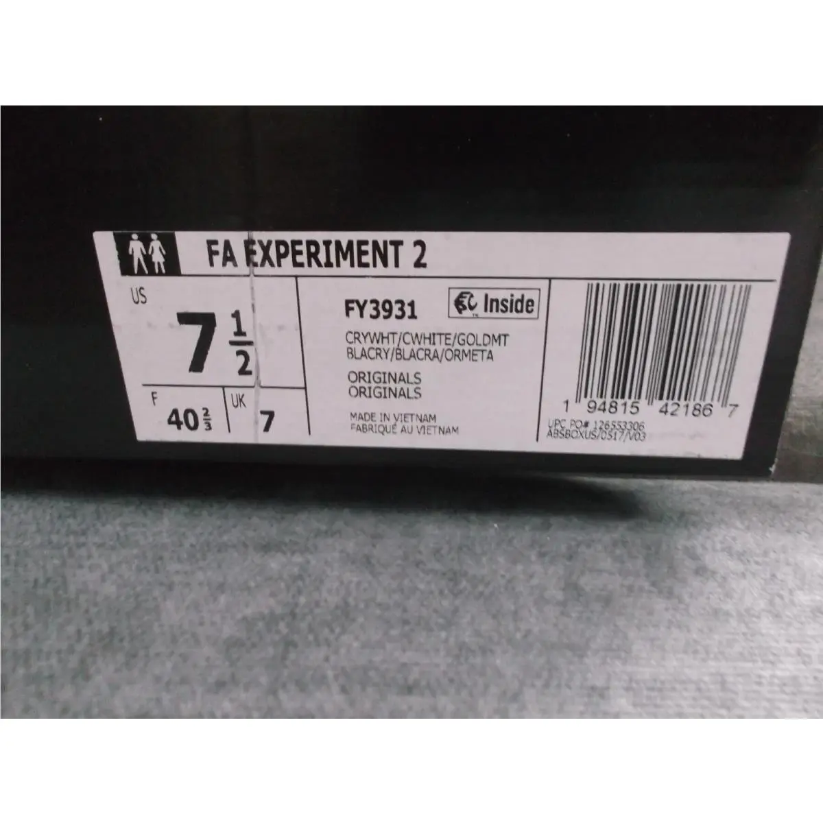 Adidas shoes - adidas Experiment 2 - Experiment - FY3931 - White (UPC: 194815421867) 0
