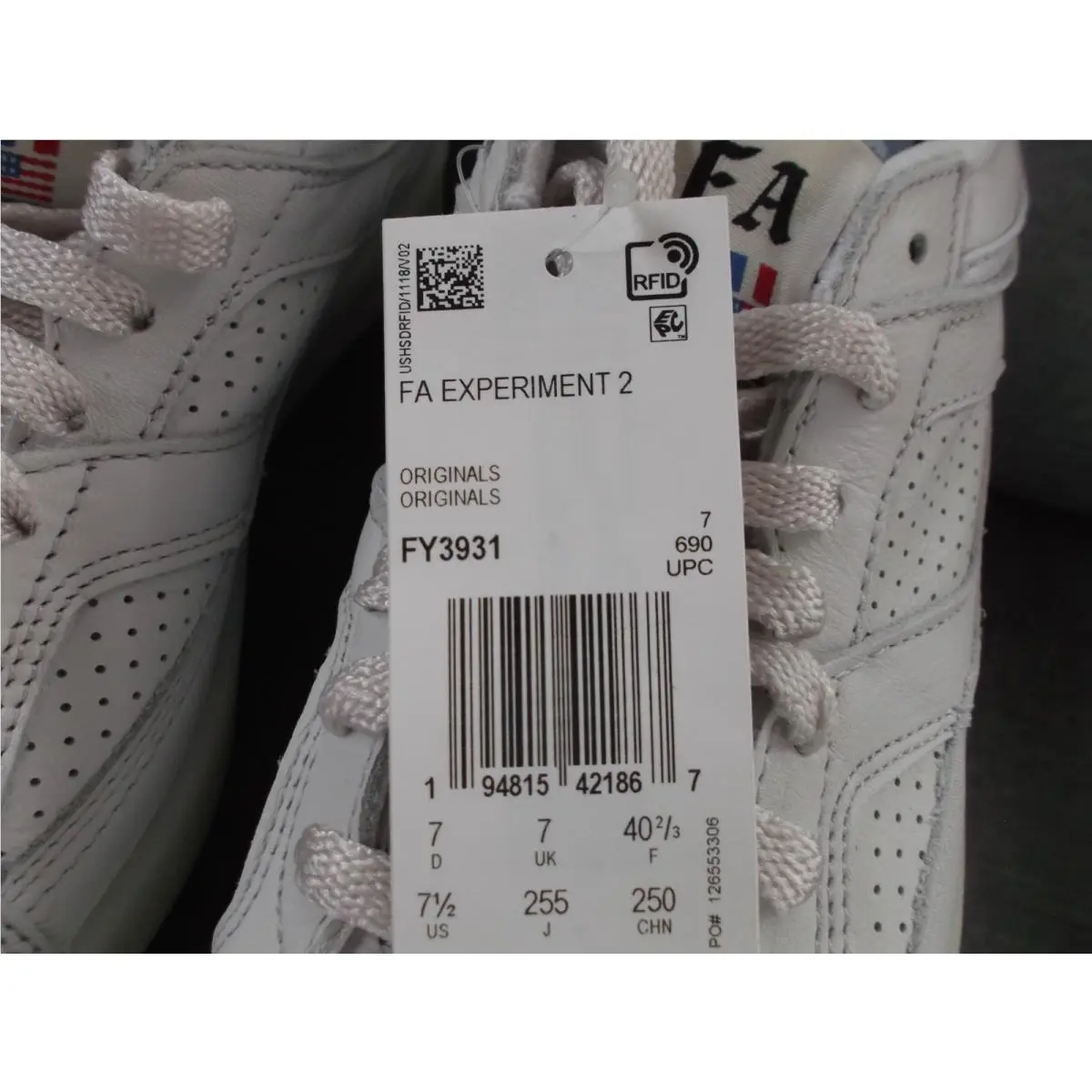 Adidas shoes - adidas Experiment 2 - Experiment - FY3931 - White (UPC: 194815421867) 3