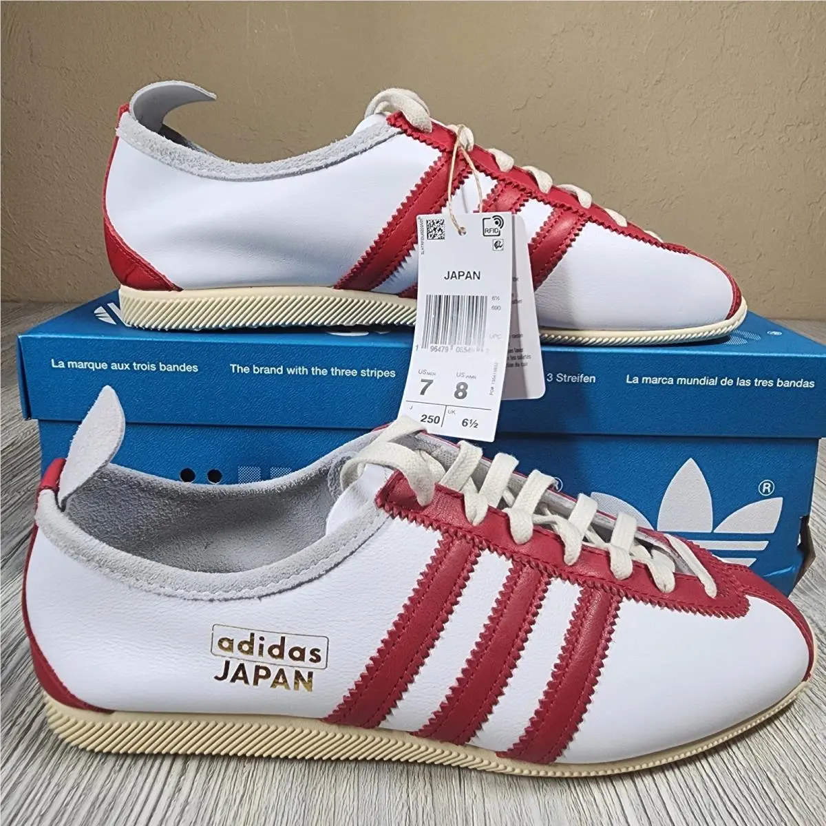 Adidas Originals Japan Sneaker White/power Red Men Size 7/Women Size 8