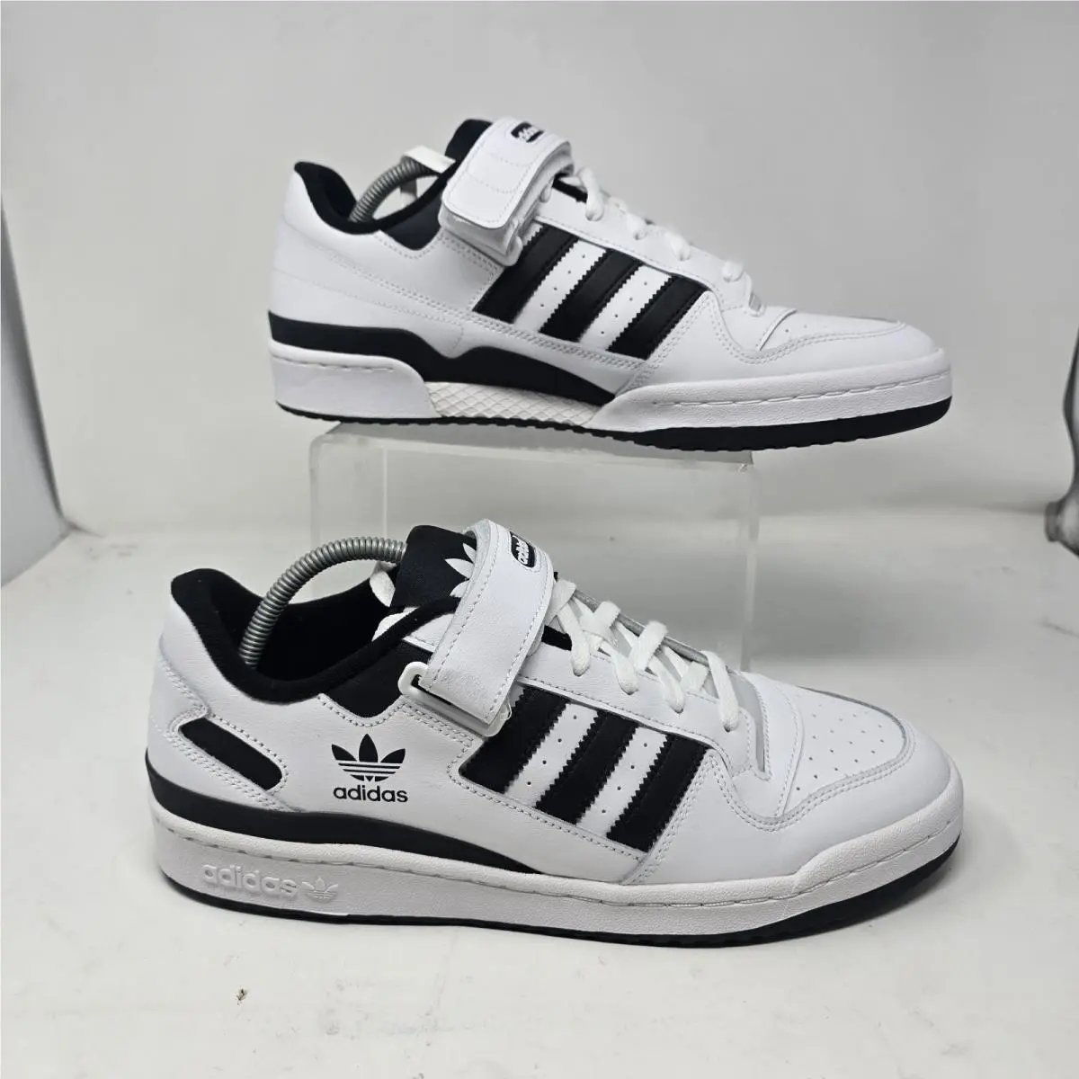 Adidas Mens 12.5 Forum Low Footwear White Core Black Sneaker FY7757