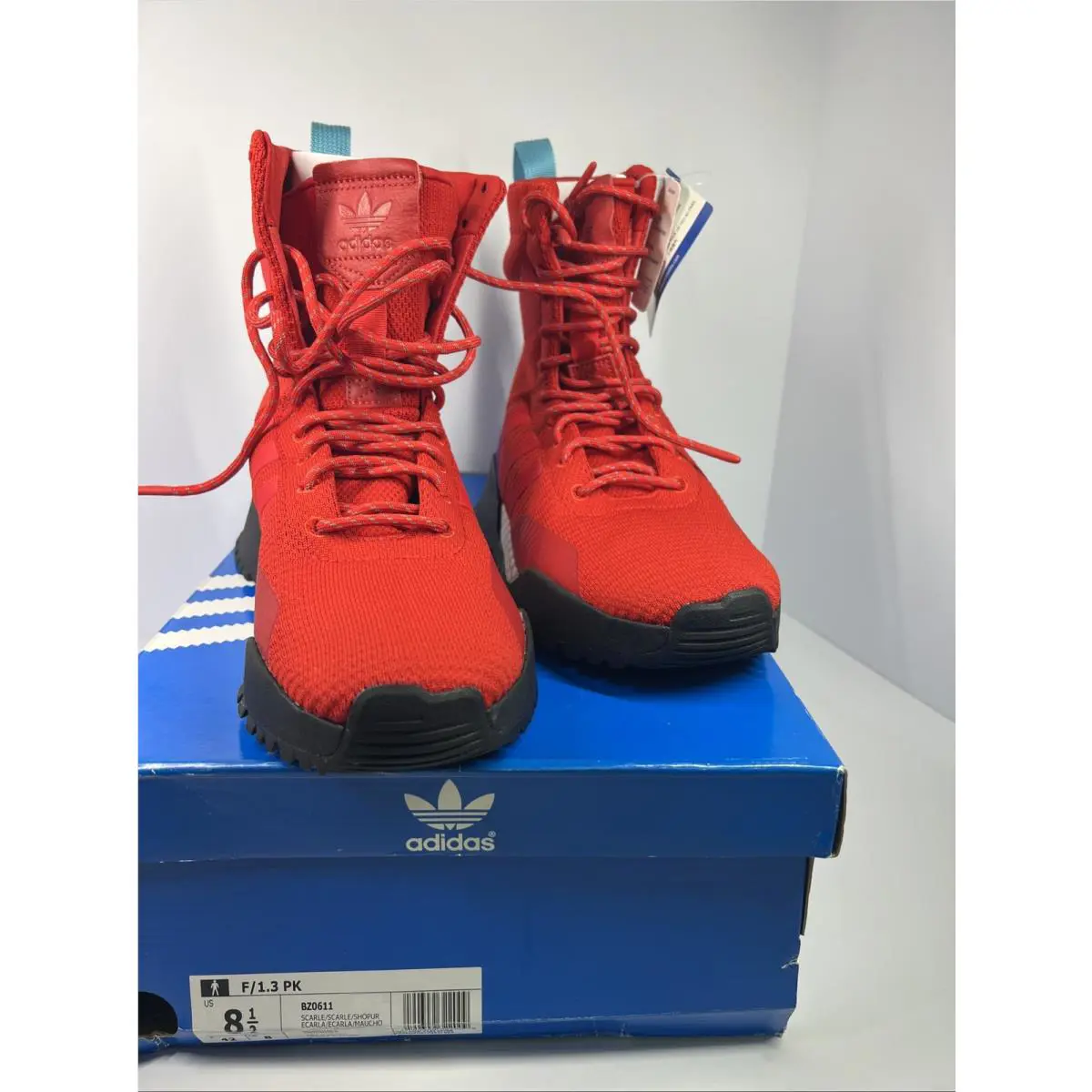 Adidas shoes - adidas F/1.3 - BZ0611 - Red 1