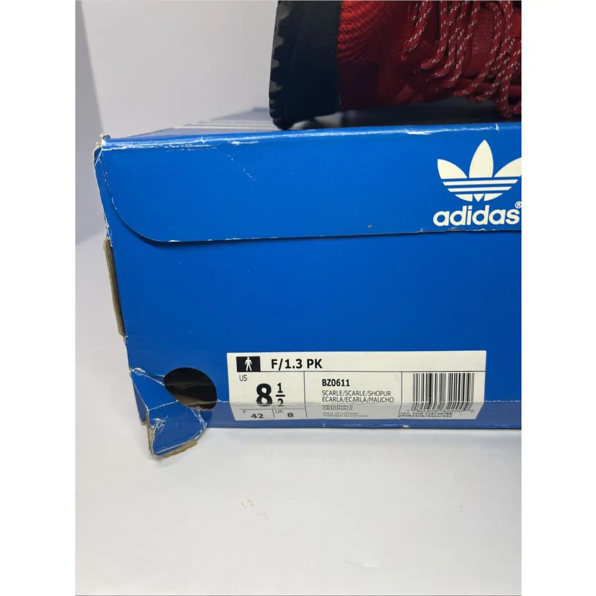 Adidas shoes - adidas F/1.3 - BZ0611 - Red 4