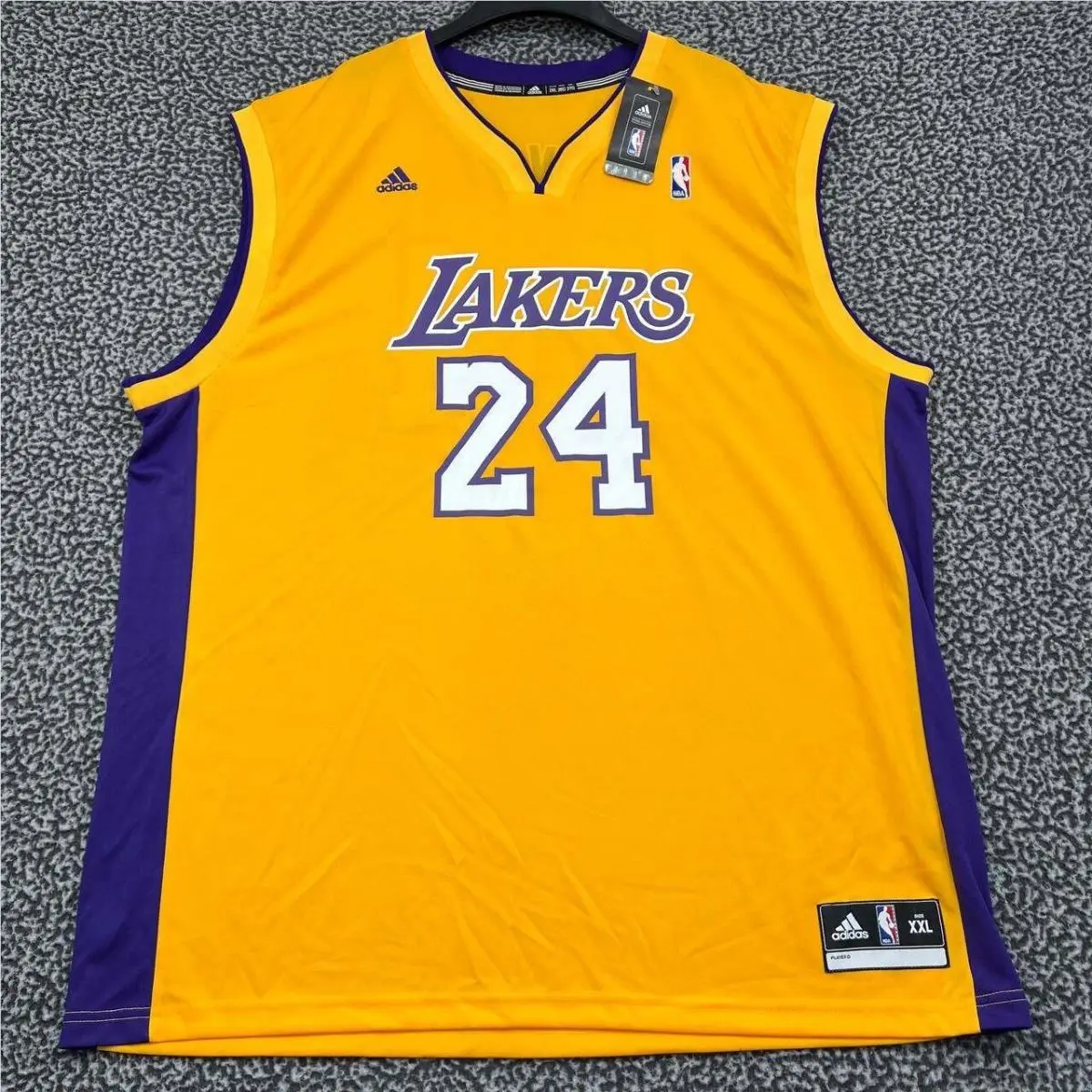 Los Angeles LA Lakers Bryant 24 Jersey Shirt Men Xxl Adidas Sleeveless 2XL