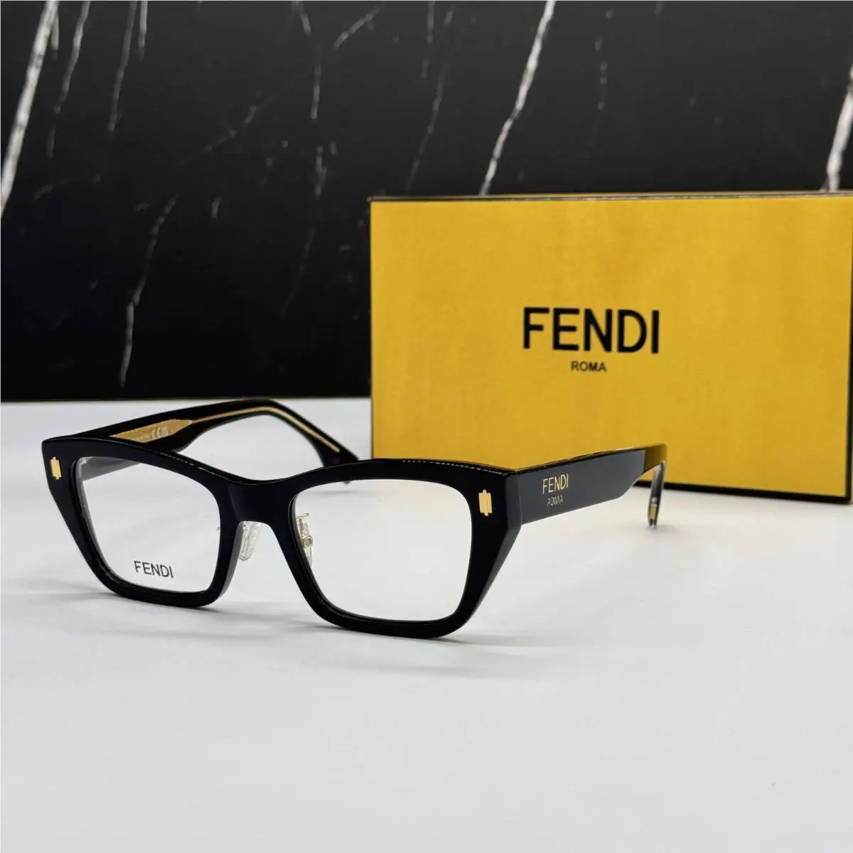 Fendi Black Women Eyeglasses Fendi FE50118F OO1