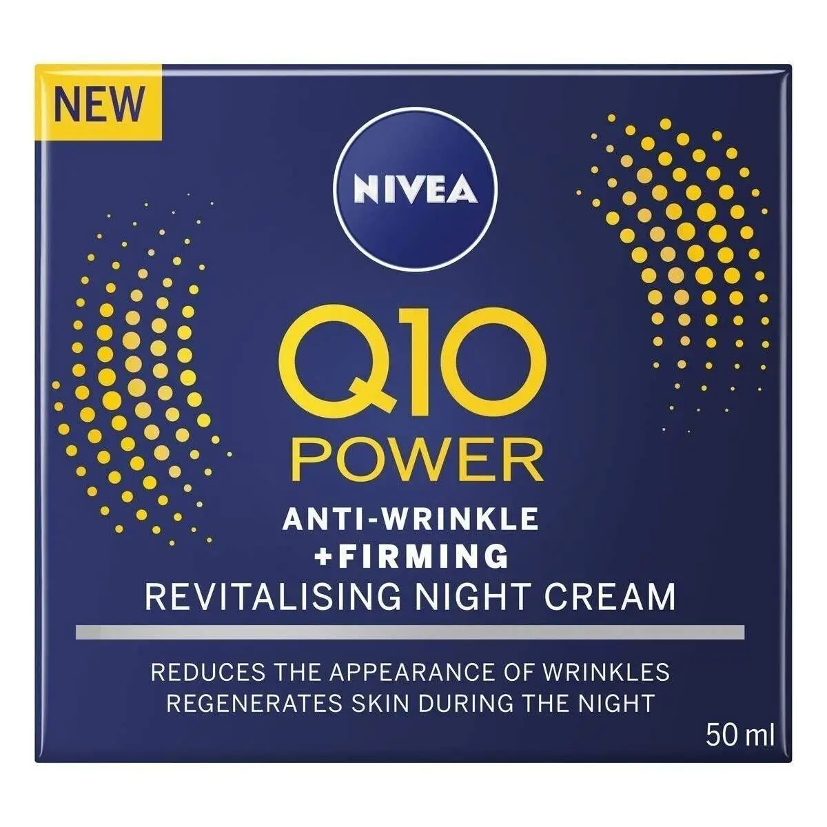 Nivea Q10 Plus Anti-wrinkle Face Night Cream 50 ml Pack of 3