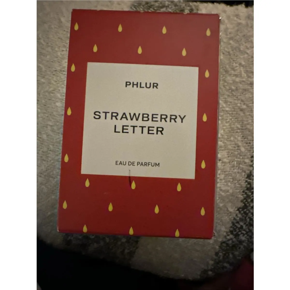 Phlur Strawberry Letter 50mL 1.7oz Eau de Parfum Perfume Fragrance Fruity