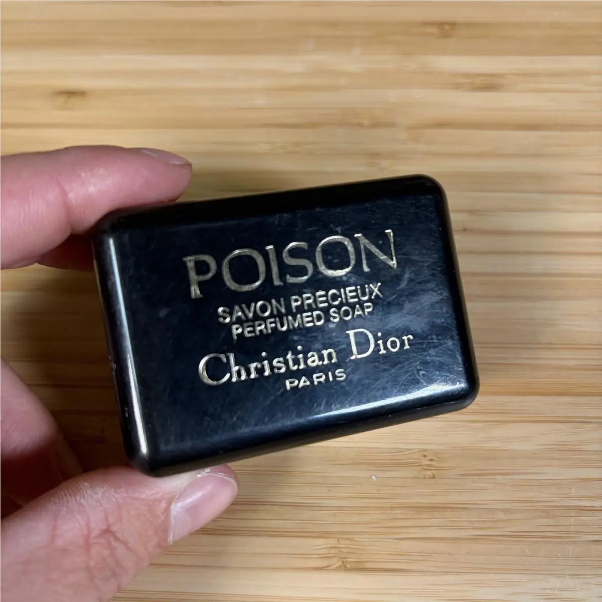 Christian Dior Vintage Poison Perfumed Soap Travel Case 25 g / 0.88 oz
