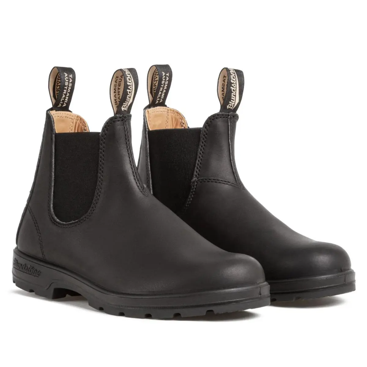 Blundstone 558 Boots Black Premium Leather Chelsea Top Classic Shoes