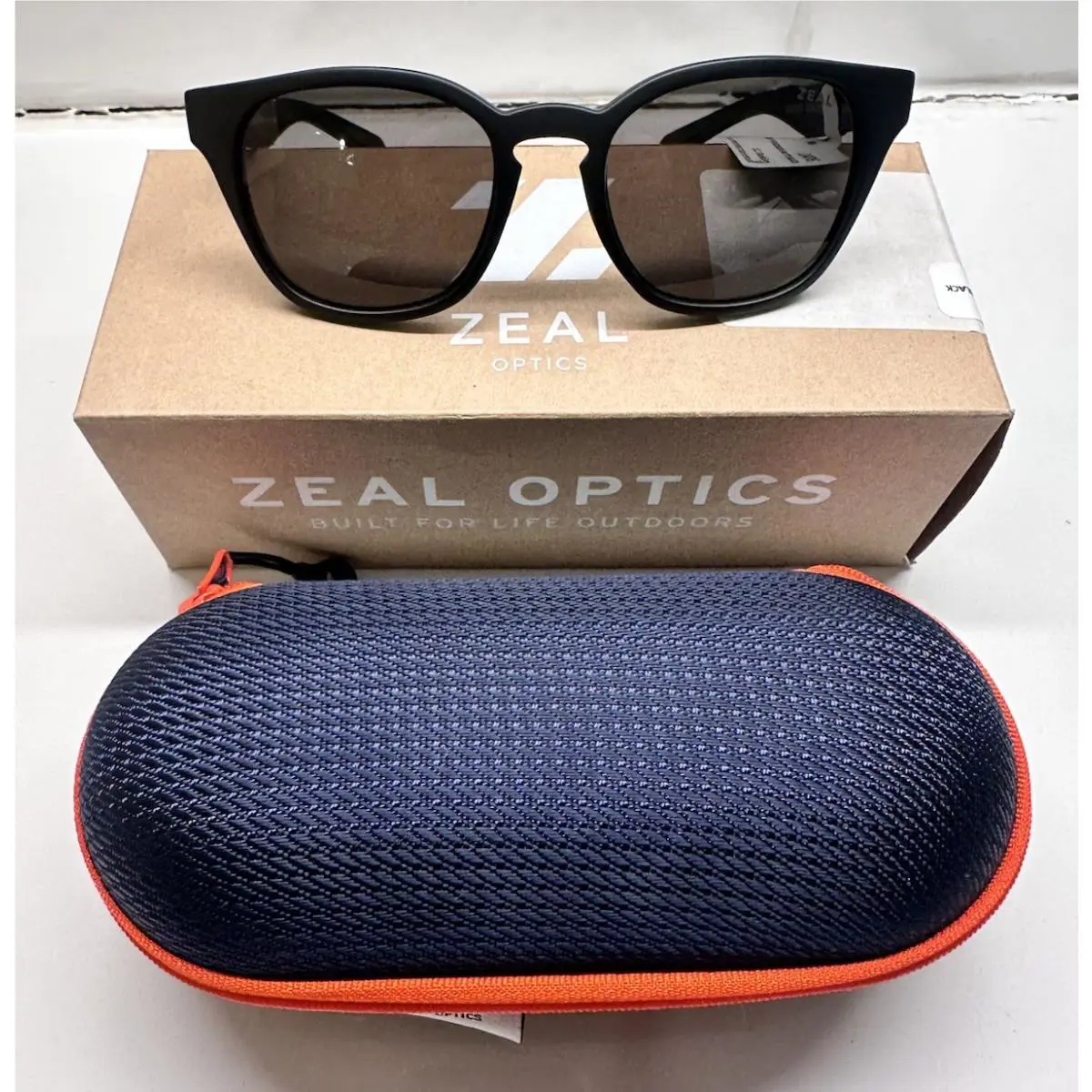 Windsor Polarized Sunglasses Matte Black 51-20-135 11476 by Zeal Optics