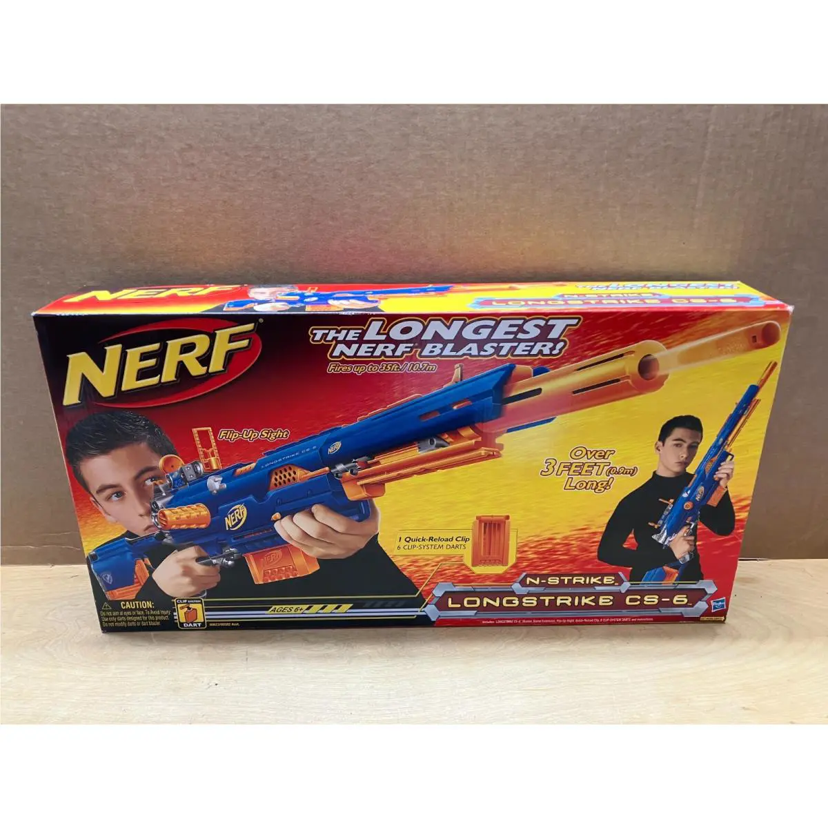 Nerf N-strike Longstrike CS-6 Dart Blaster