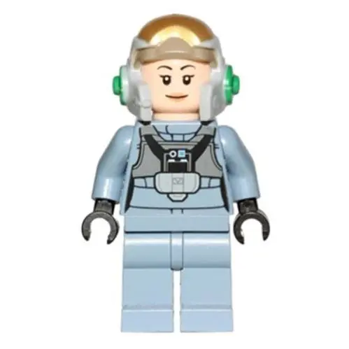 Lego Star Wars Rebels Vader`s Tie Advanced Vs. A-wing Fighter 75150 Minifigures sw0743 - Rebel Pilot A-Wing (from 75150)