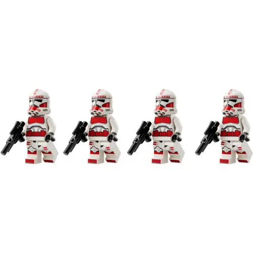 Lego Star Wars: Coruscant Guard Gunship Minifigures 75354 Clones -- You Choose SW1305 - 4x - Clone Shock Trooper Minifigures