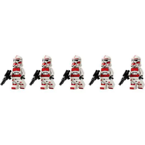 Lego Star Wars: Coruscant Guard Gunship Minifigures 75354 Clones -- You Choose SW1305 - 5x - Clone Shock Trooper Minifigure