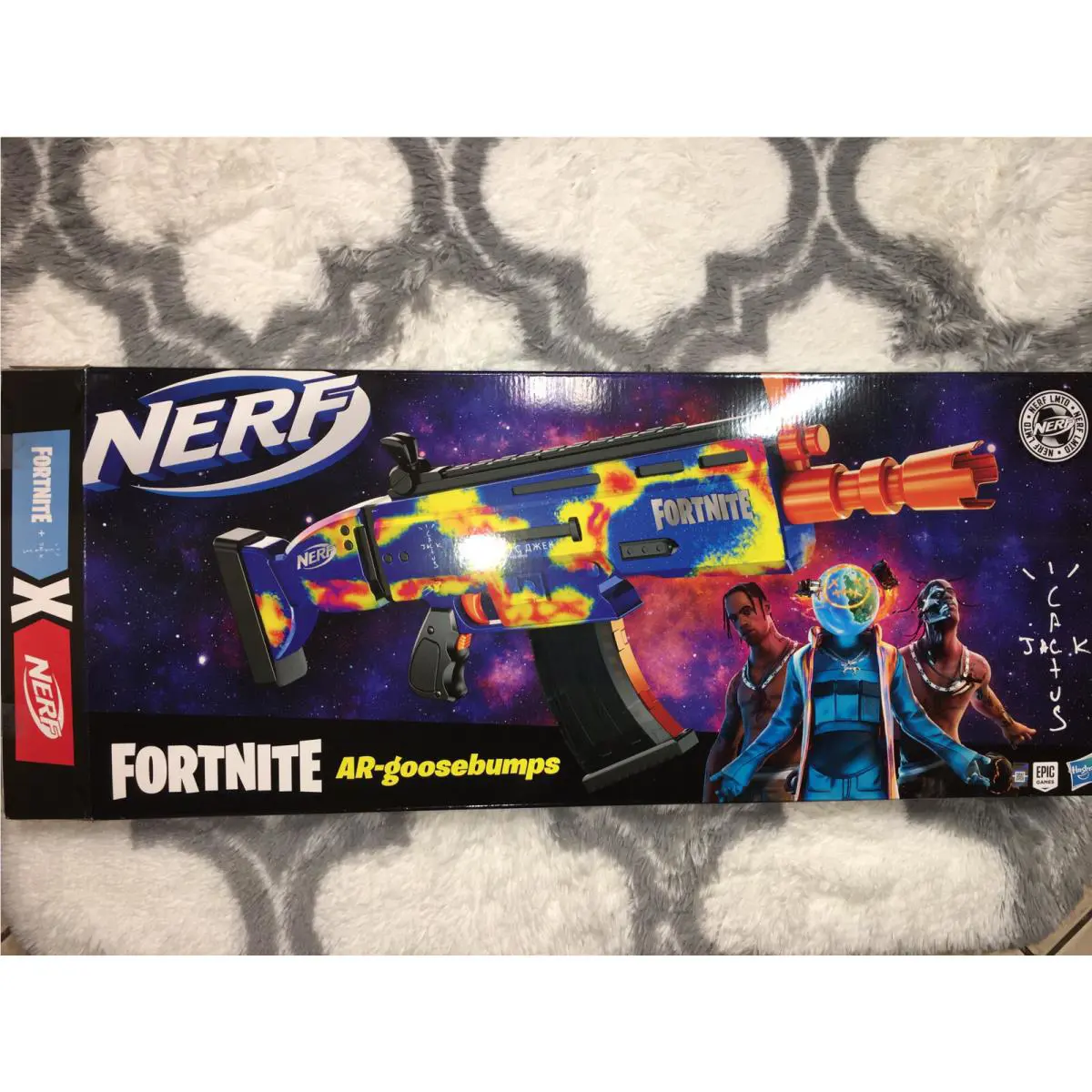 Travis Scott x Fortnite x Cactus Jack - Goosebumps Nerf Gun Blaster