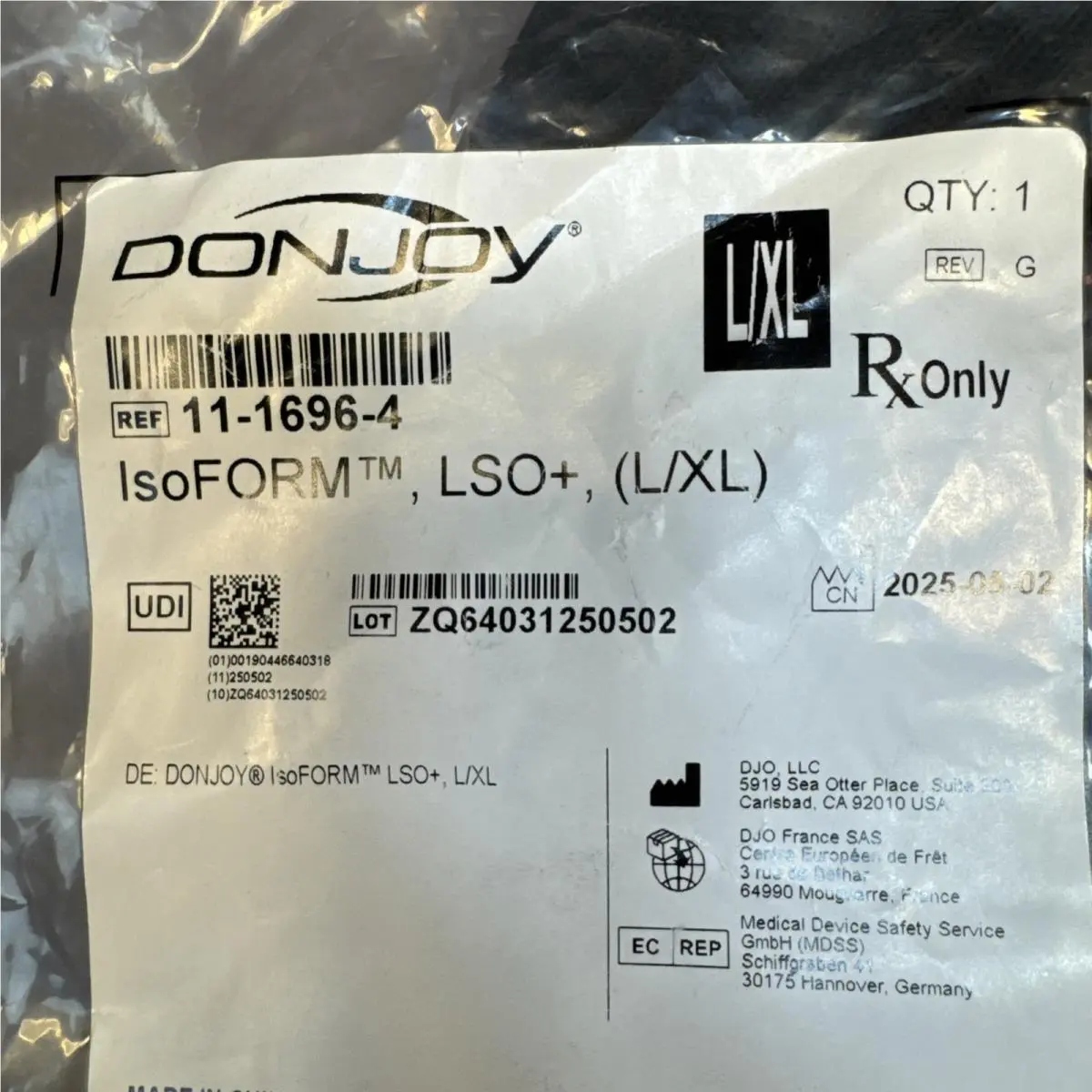 DonJoy  - Donjoy Isoform - Isoform 6